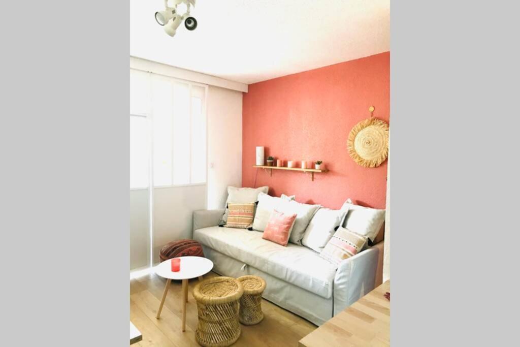 La Petite Pinede Studio Climatise Proche Plage ซานารี-ซูร์-แมร์ ภายนอก รูปภาพ
